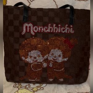 MONCHHICHI BLING TOTE BAG